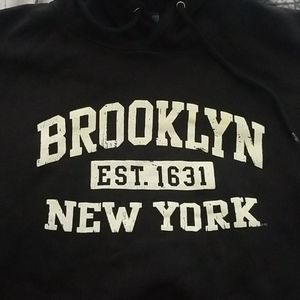 Black brooklyn hoodie